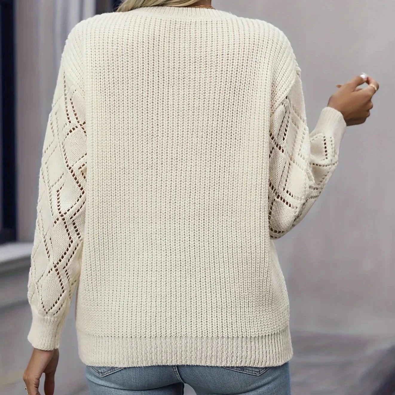 Emily V-Neck Long Sleeve Sweater