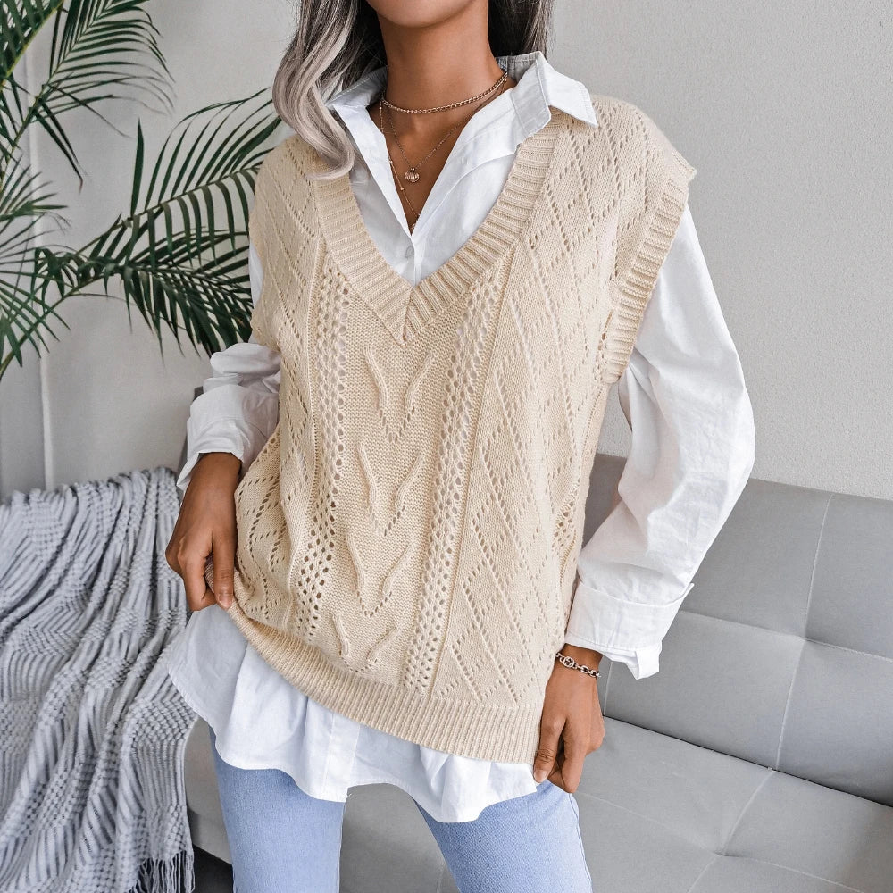 Stella Knitted Vest Sweater