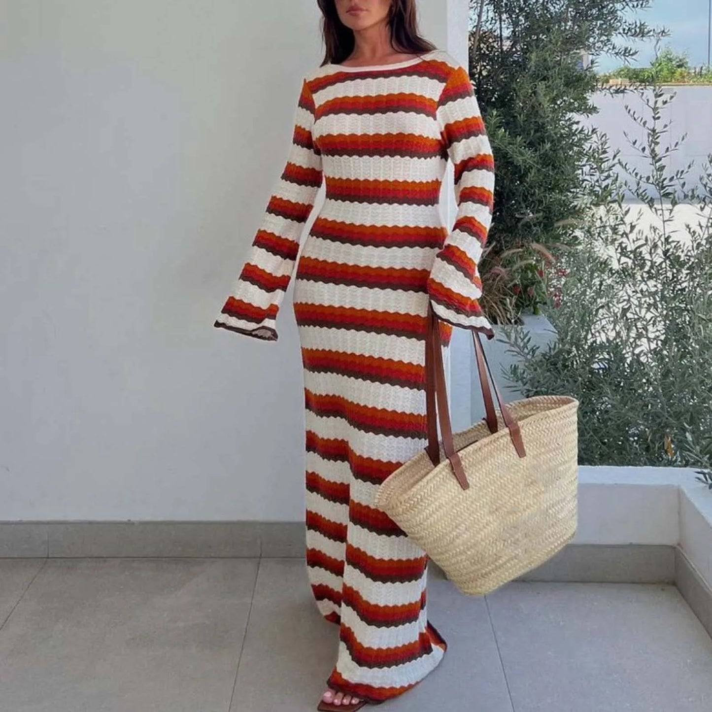 Faith Knitted Long Dress