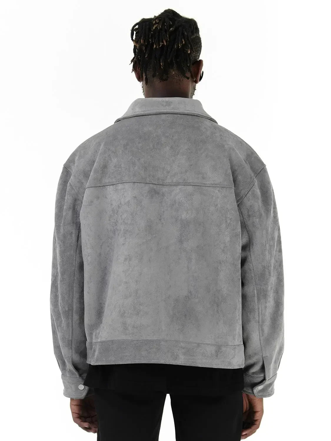 VintageCroc Suede Jacket