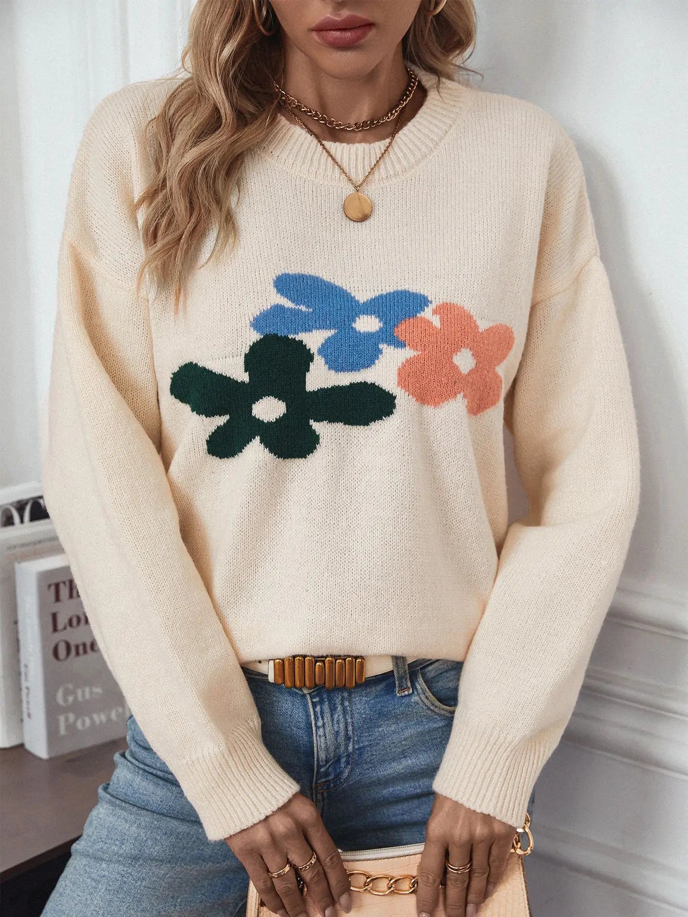 Kasey Floral Sweater