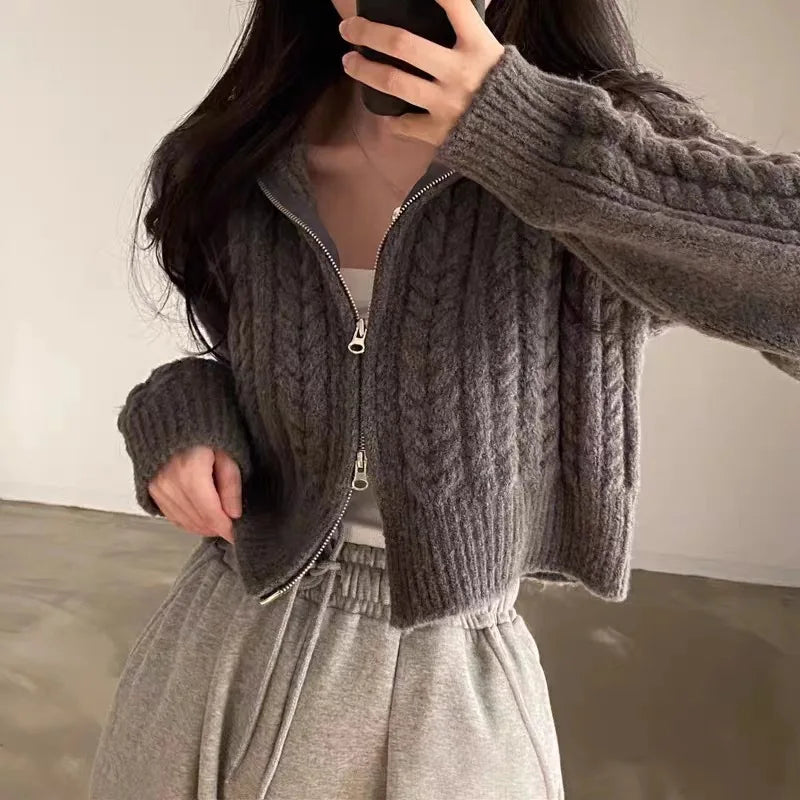 Luella Knitted Zip Sweater