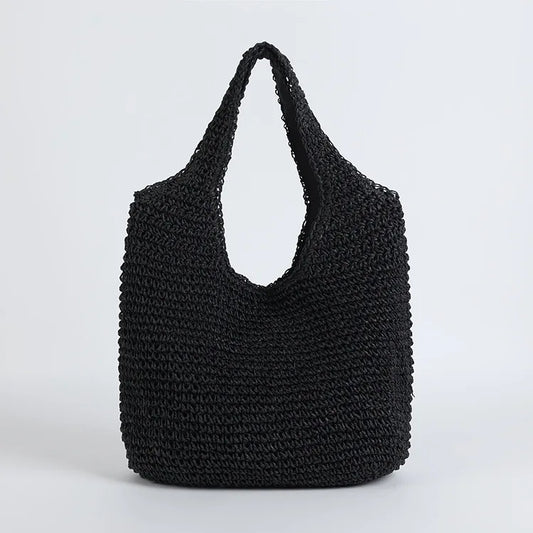 Soft Straw Tote Bag