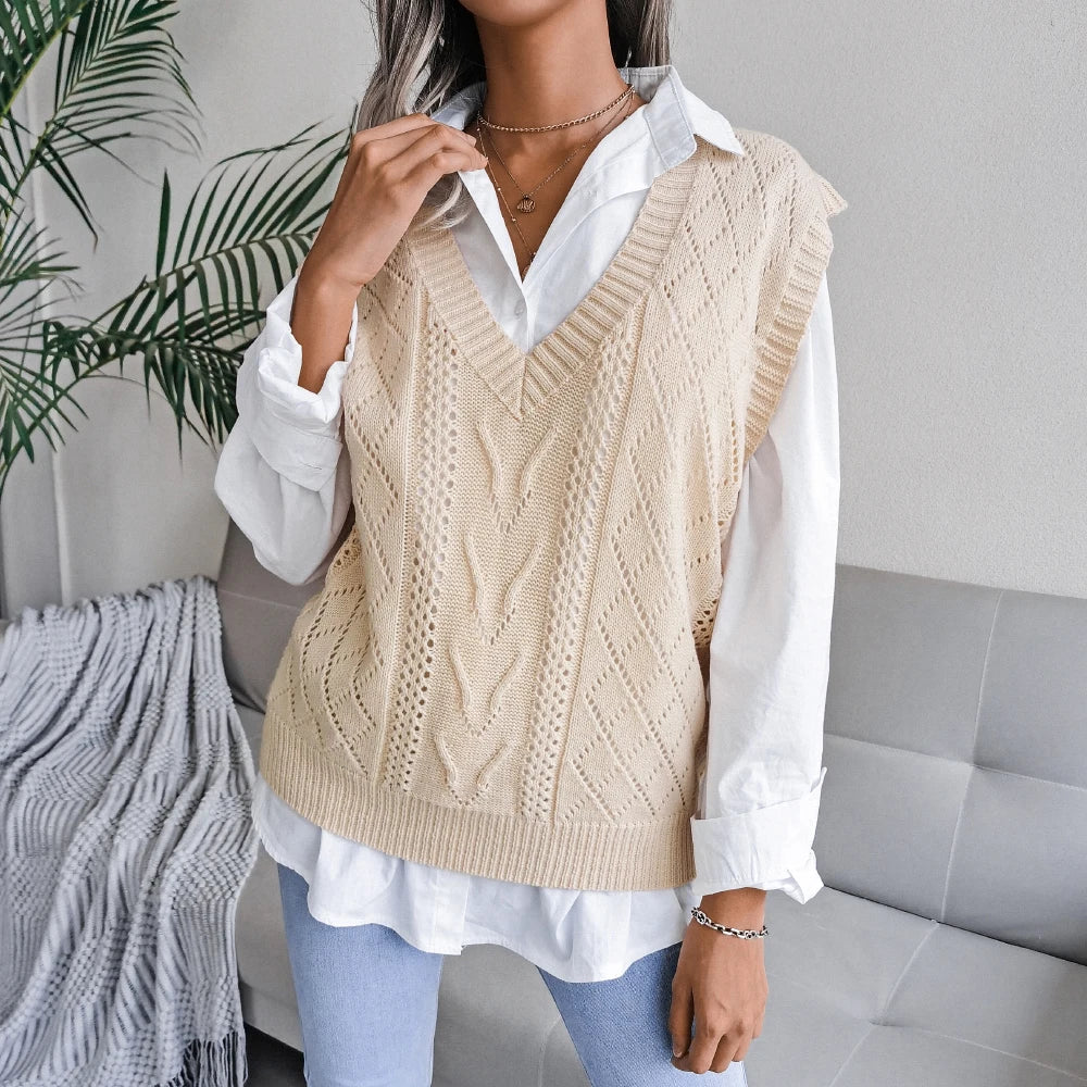 Stella Knitted Vest Sweater