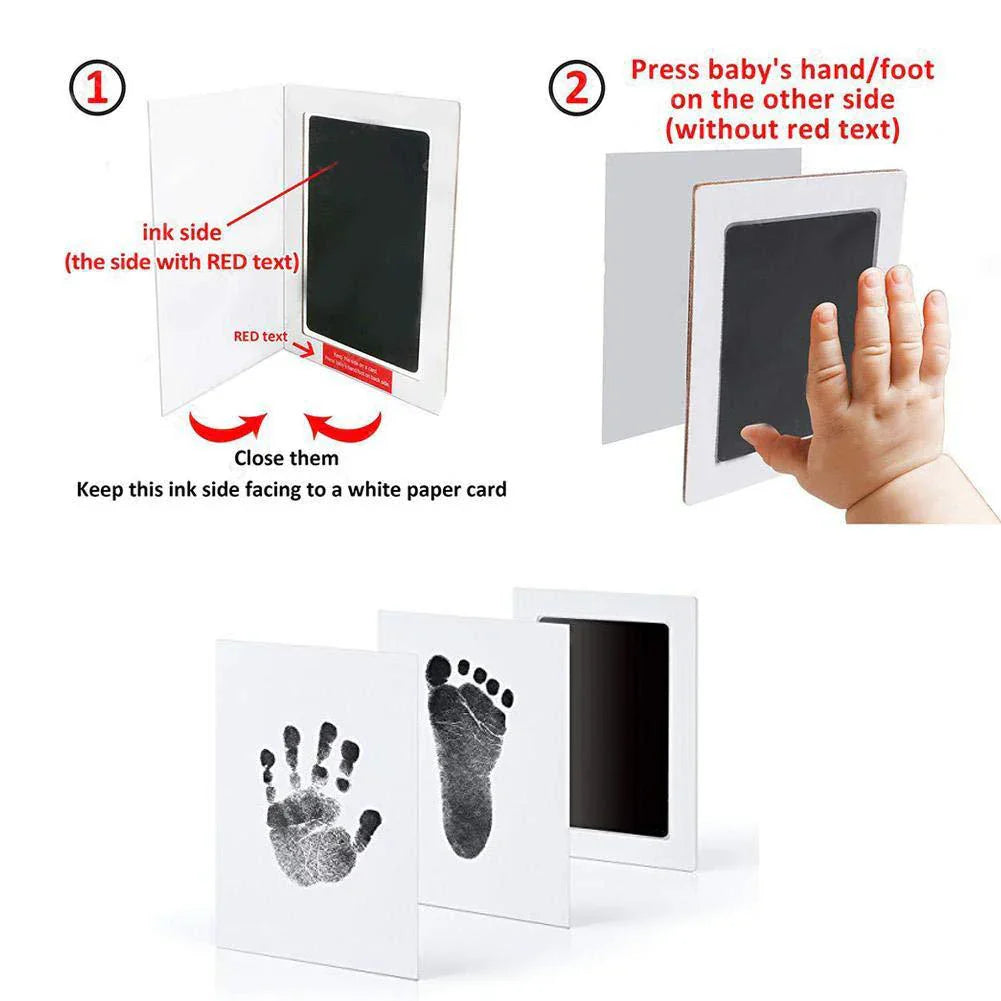 sadikhoff™ - Pet Paw Print Ink Kit, Baby Handprint Footprint DIY