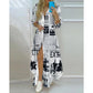 Lily - Boho Print Maxi Dress