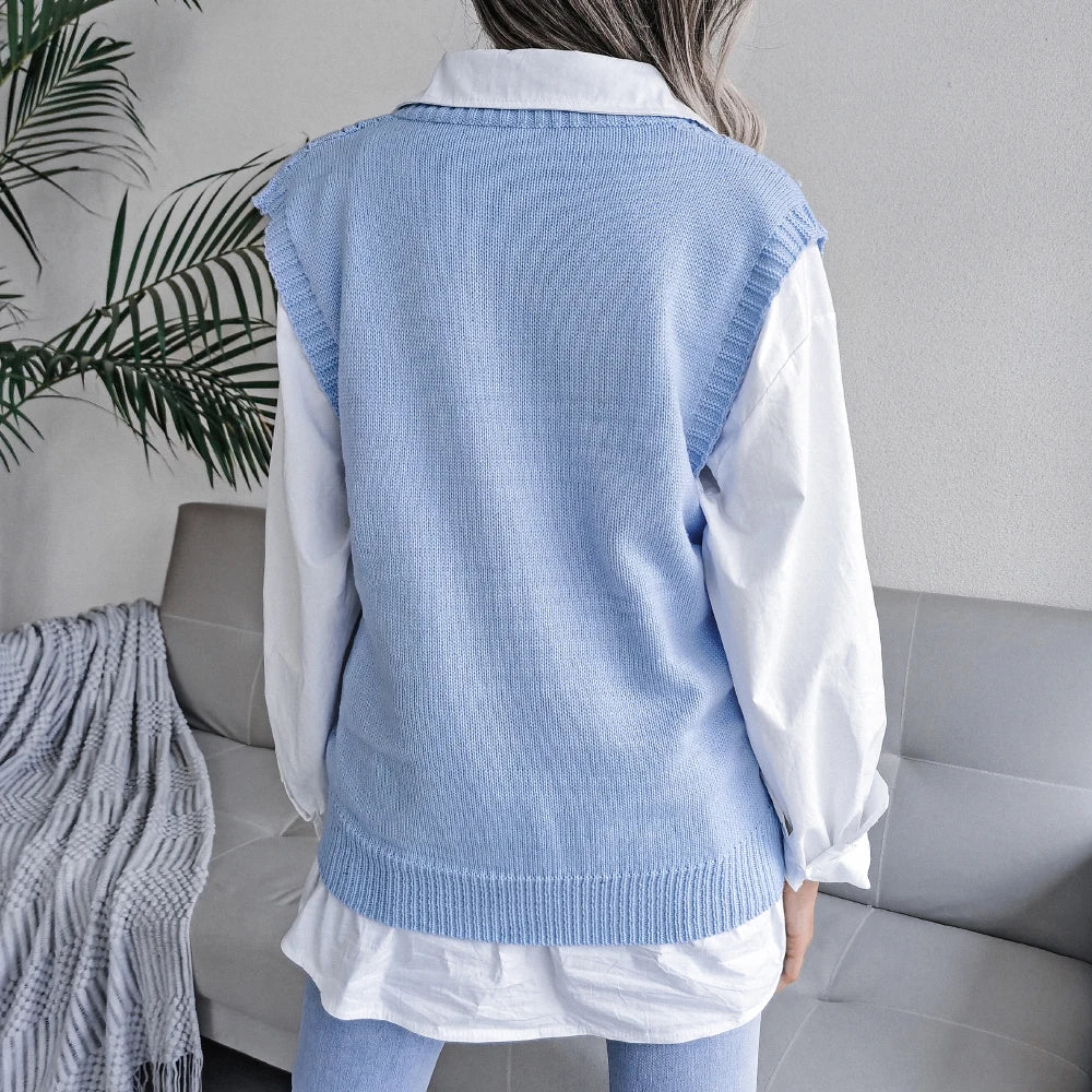 Stella Knitted Vest Sweater