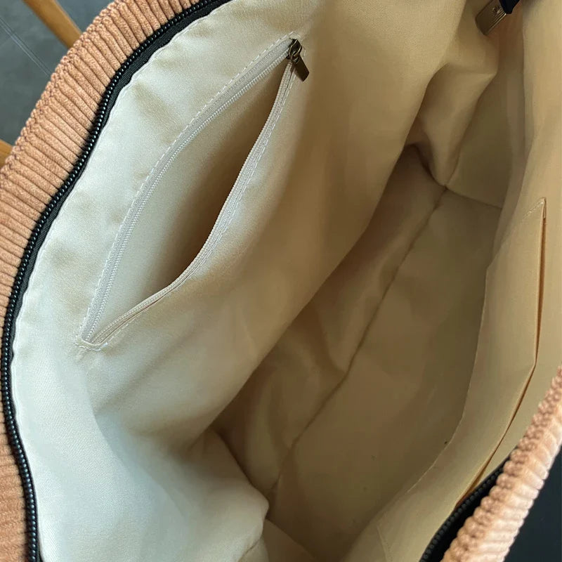 Corduroy Tote Bag