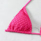 Pink 3 Piece Bikini Set