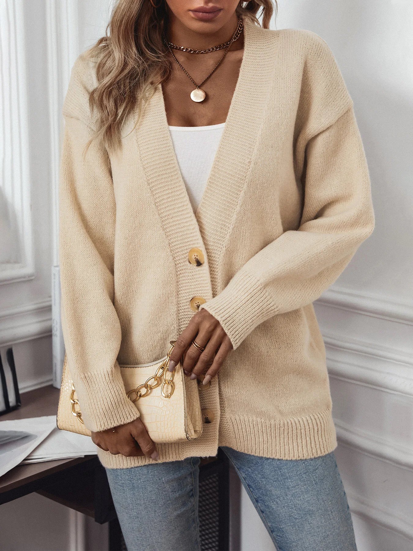 Glynnis V-Neck Cardigan