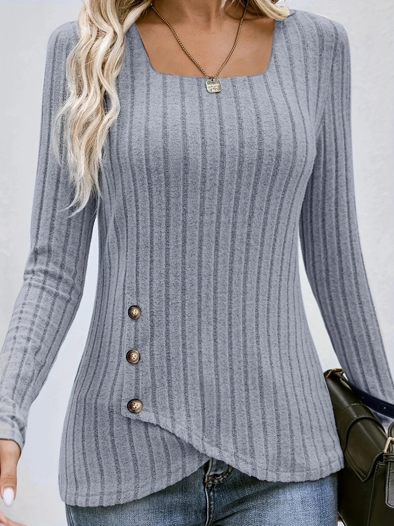 Victoria Ribbed Knit Top