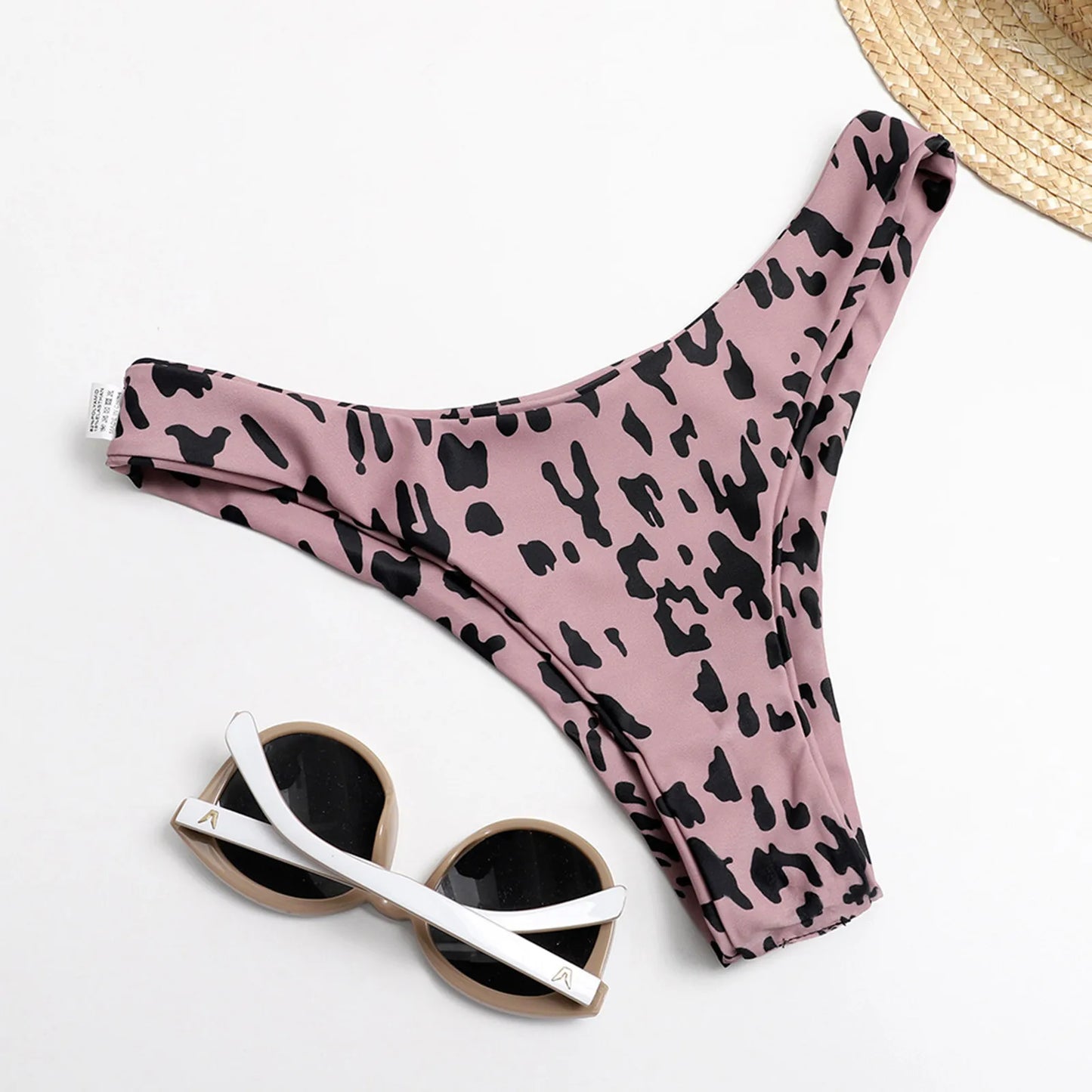 Animal Print Low Waist Bikini