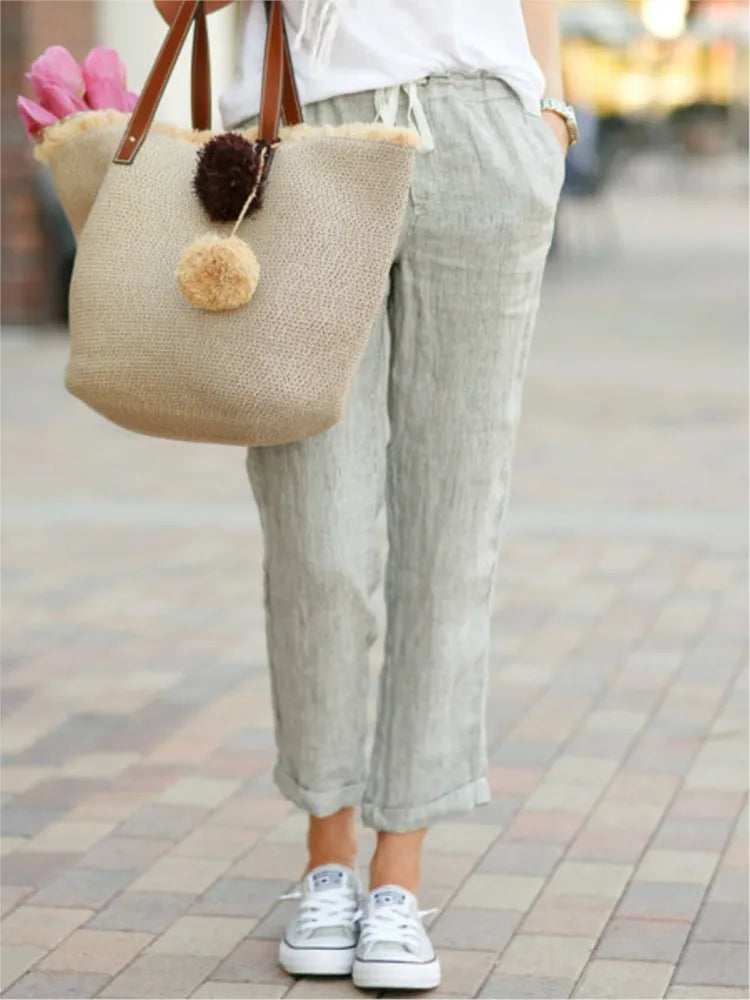 Maggie | Cozy Linen Pants