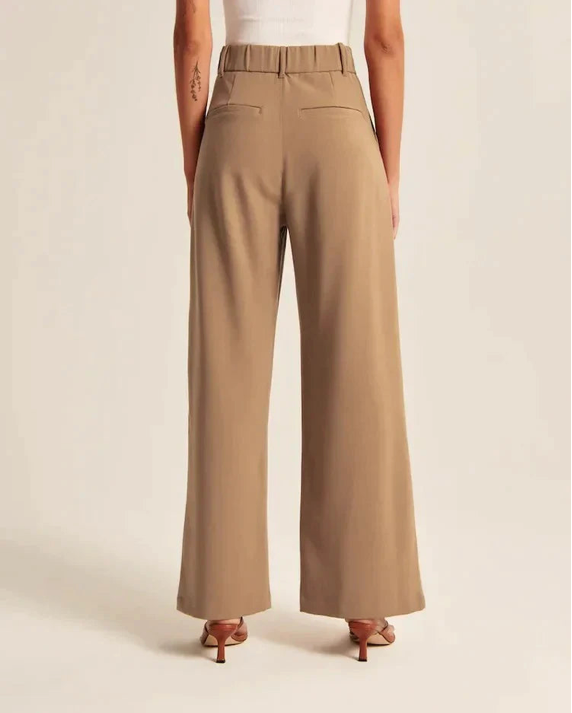 Hannah Wide-Leg Tailored Trousers