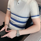 Ethan Casual Striped Polo Shirt