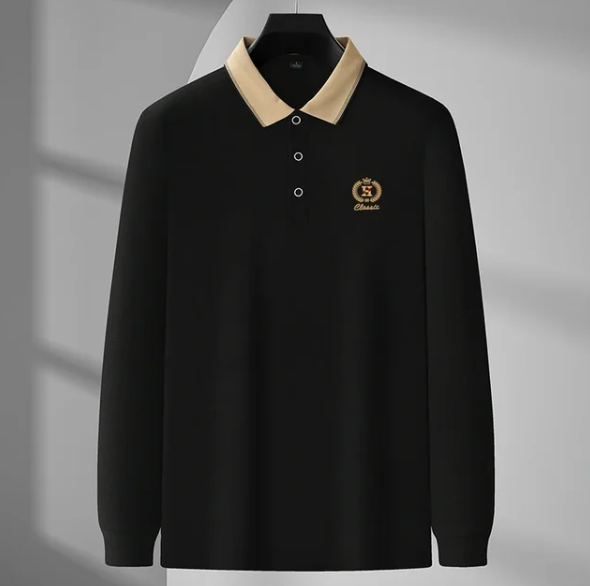 Levi Classic Long Sleeve Polo Shirt