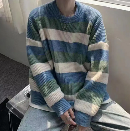 Walter Striped Knitted Pullover