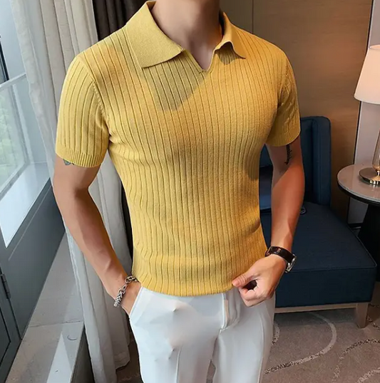 Theo Knitted Polo