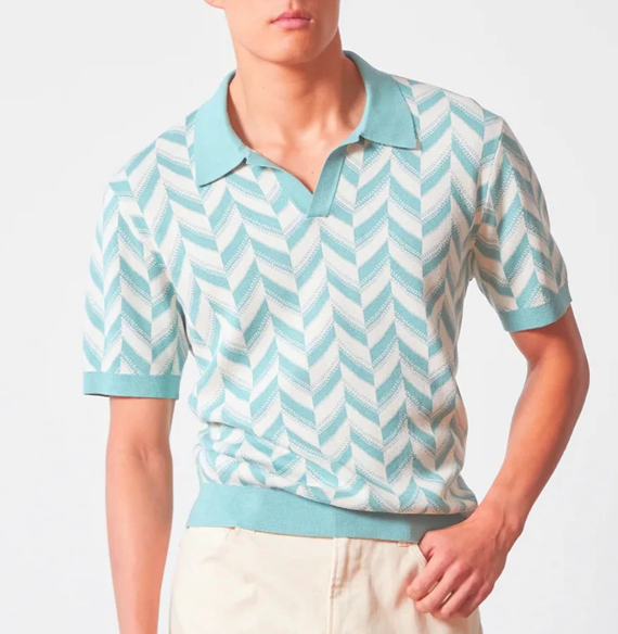 Lester Knitted Polo Shirt