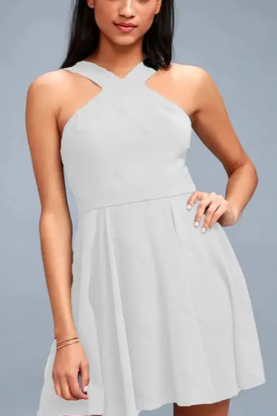 Aubree Halter Dress