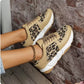 Deniela | Lace-up Leopard Sneakers