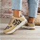 Deniela | Lace-up Leopard Sneakers