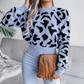 Page Leopard Pattern Sweater