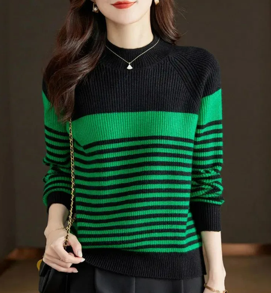 Fern Stripes Sweater