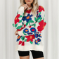 Devin Flower Sweater