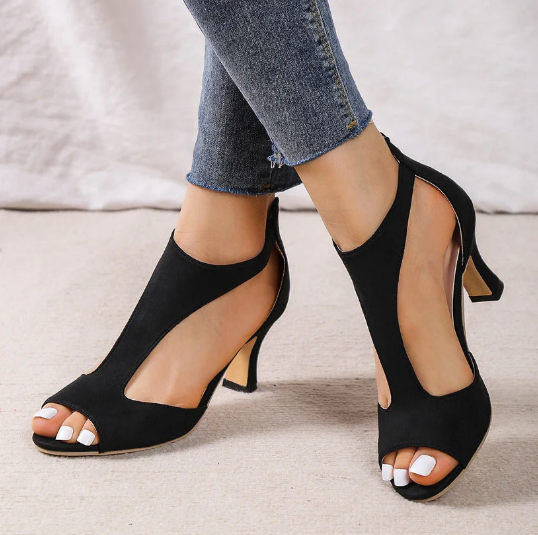 Ora Open Toe Heels