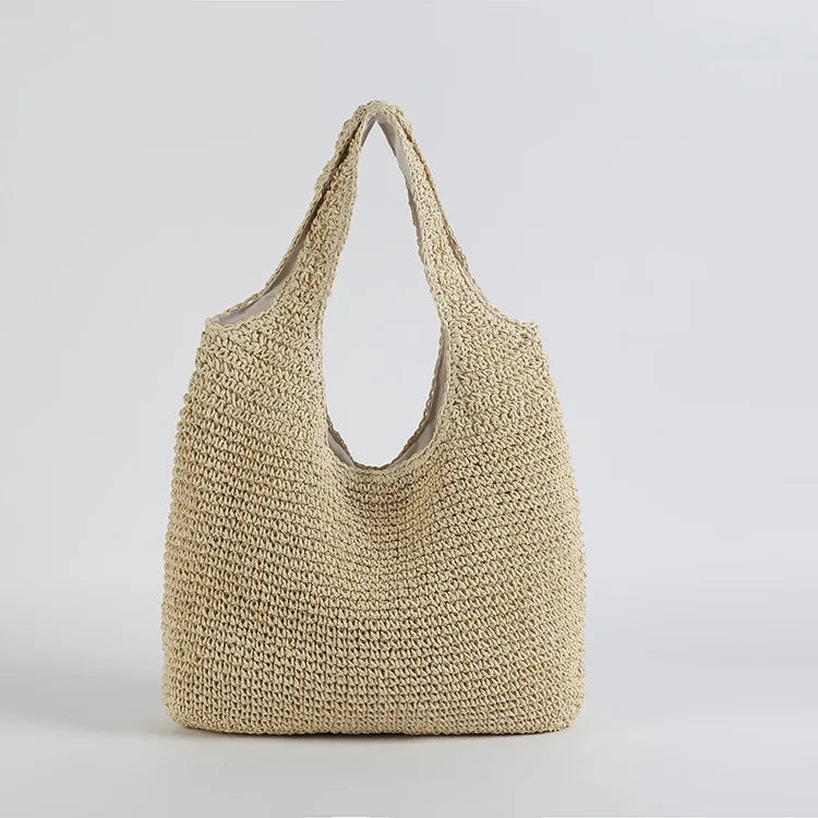 Soft Straw Tote Bag