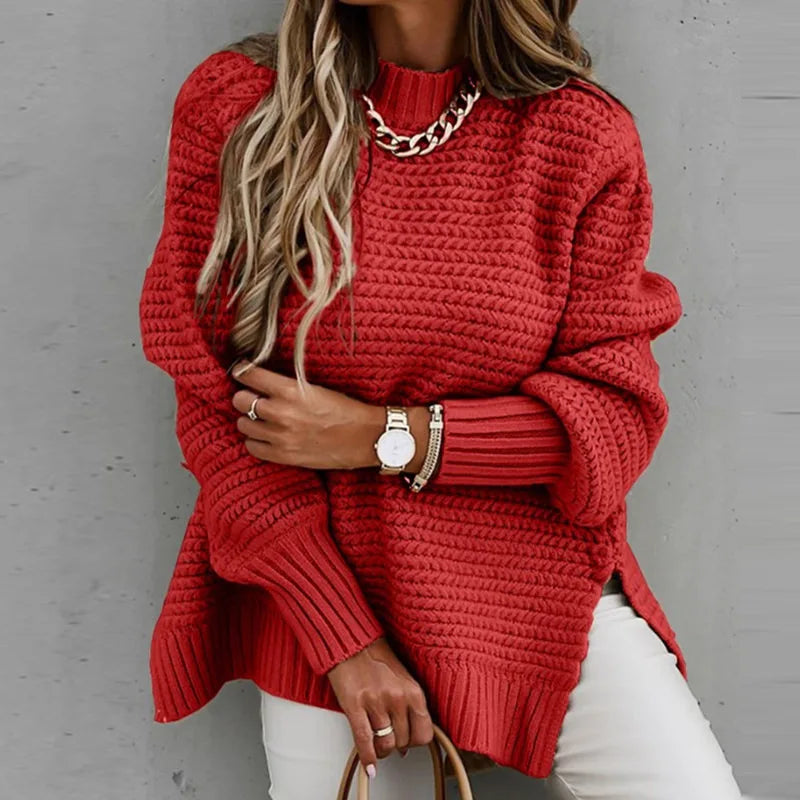 Sofia Loose Knitted Long Sleeve Sweater