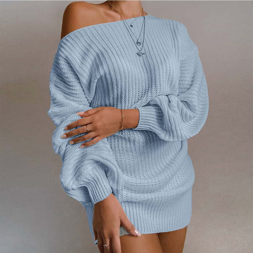 Charlotte Versatile Off-Shoulder Sweater Dress