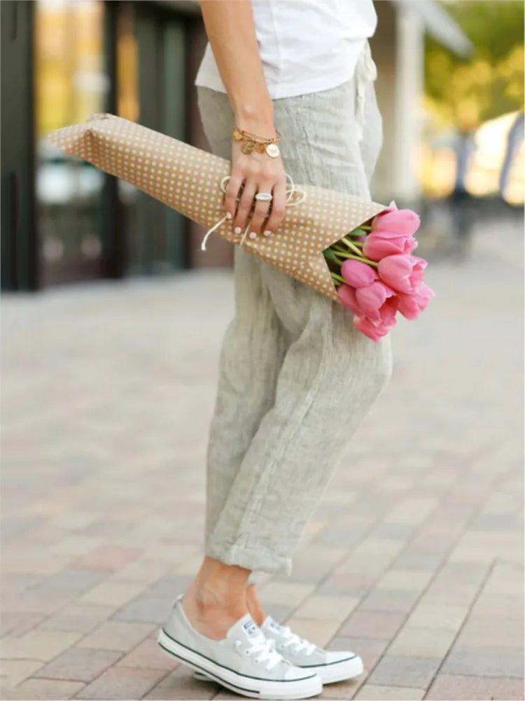 Maggie | Cozy Linen Pants