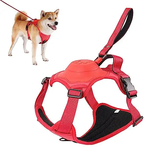 sadikhoff™ - Dog Harness and Retractable Leash Set All-in-One