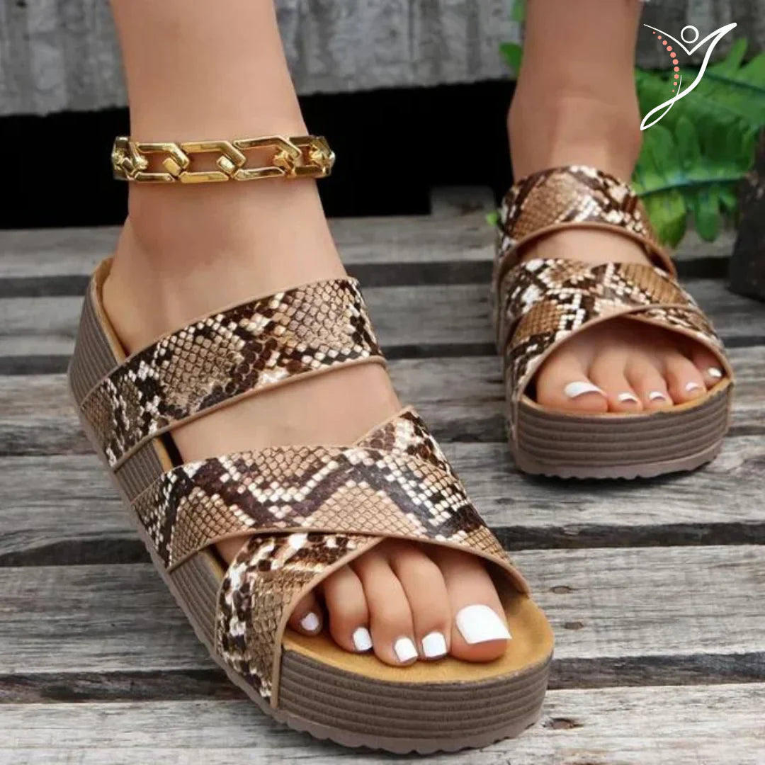 Clara | Cross-strap Orthopedic Sandals