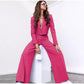 Pia Cropped Blazer and Pants Suit