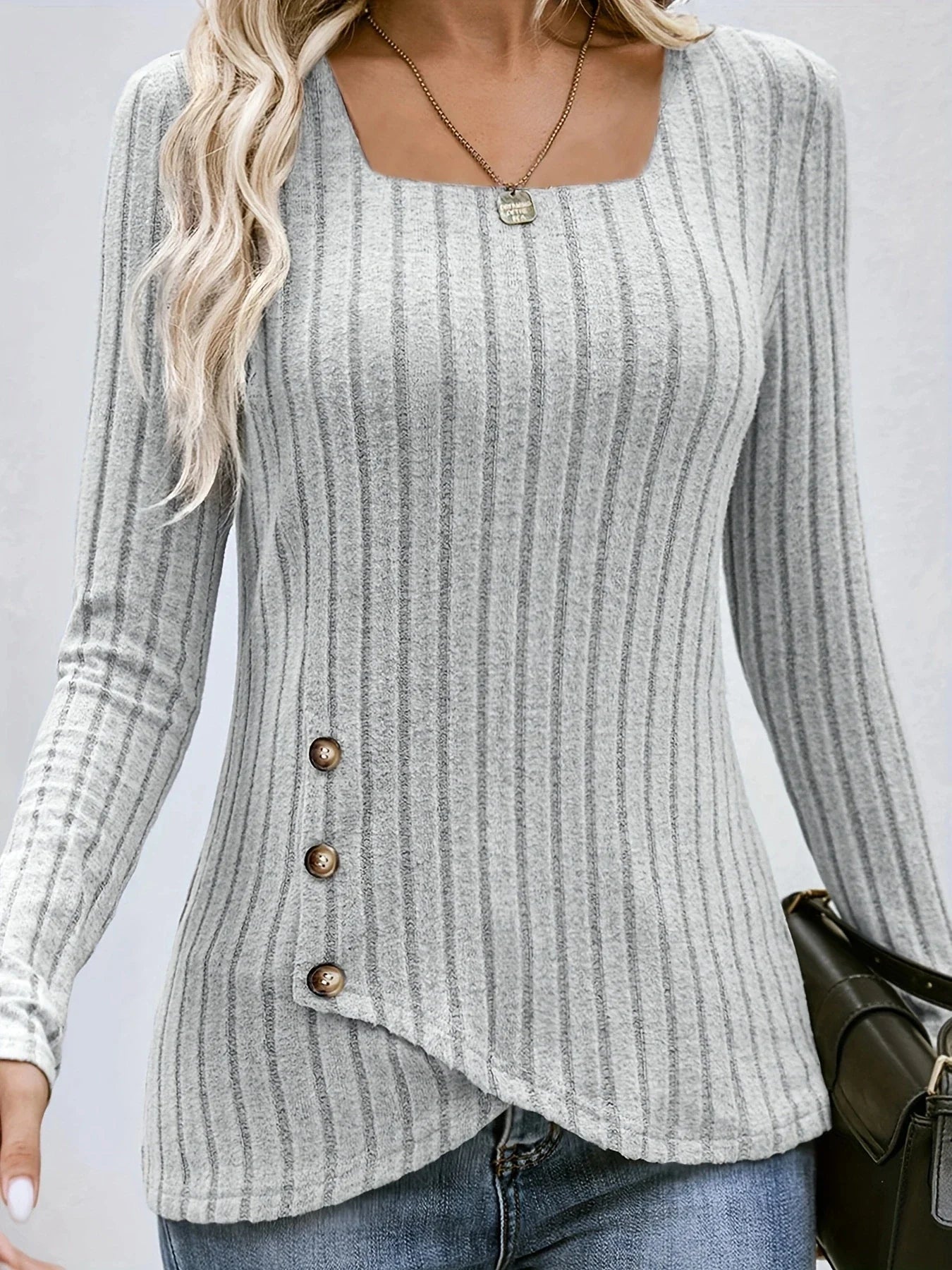 Victoria Ribbed Knit Top