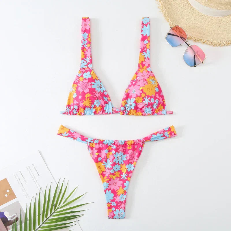 Floral Print Bikini