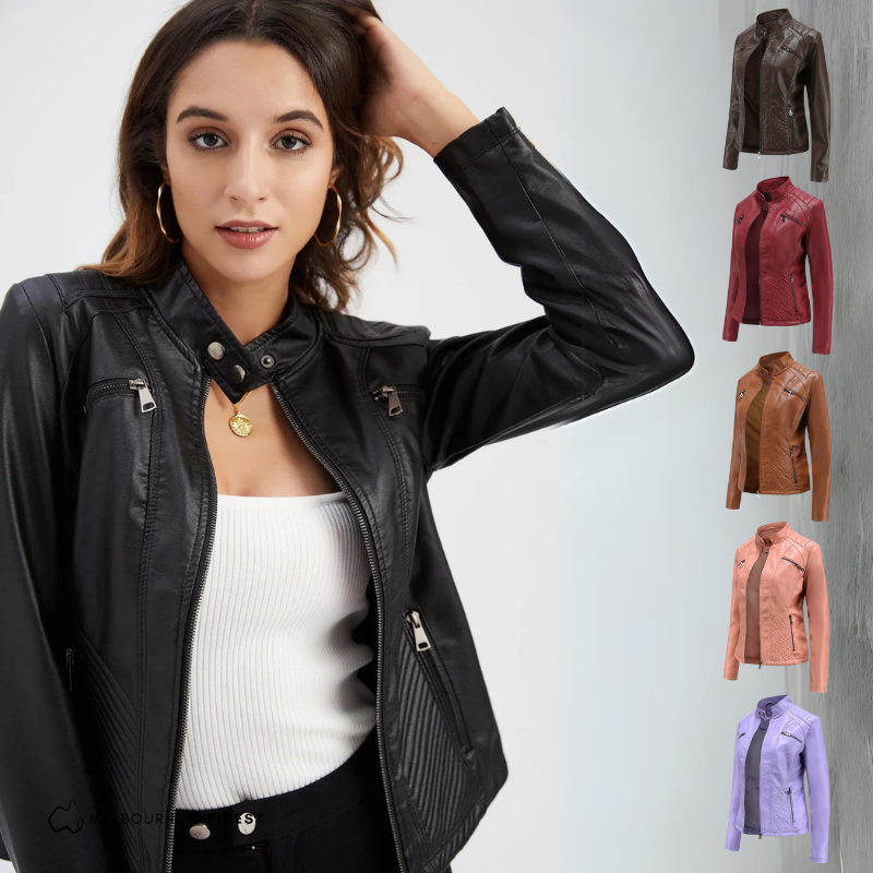 Robyn™ - Stylish Leather Jacket