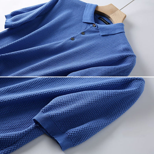 Lugen Knitted Polo Shirt