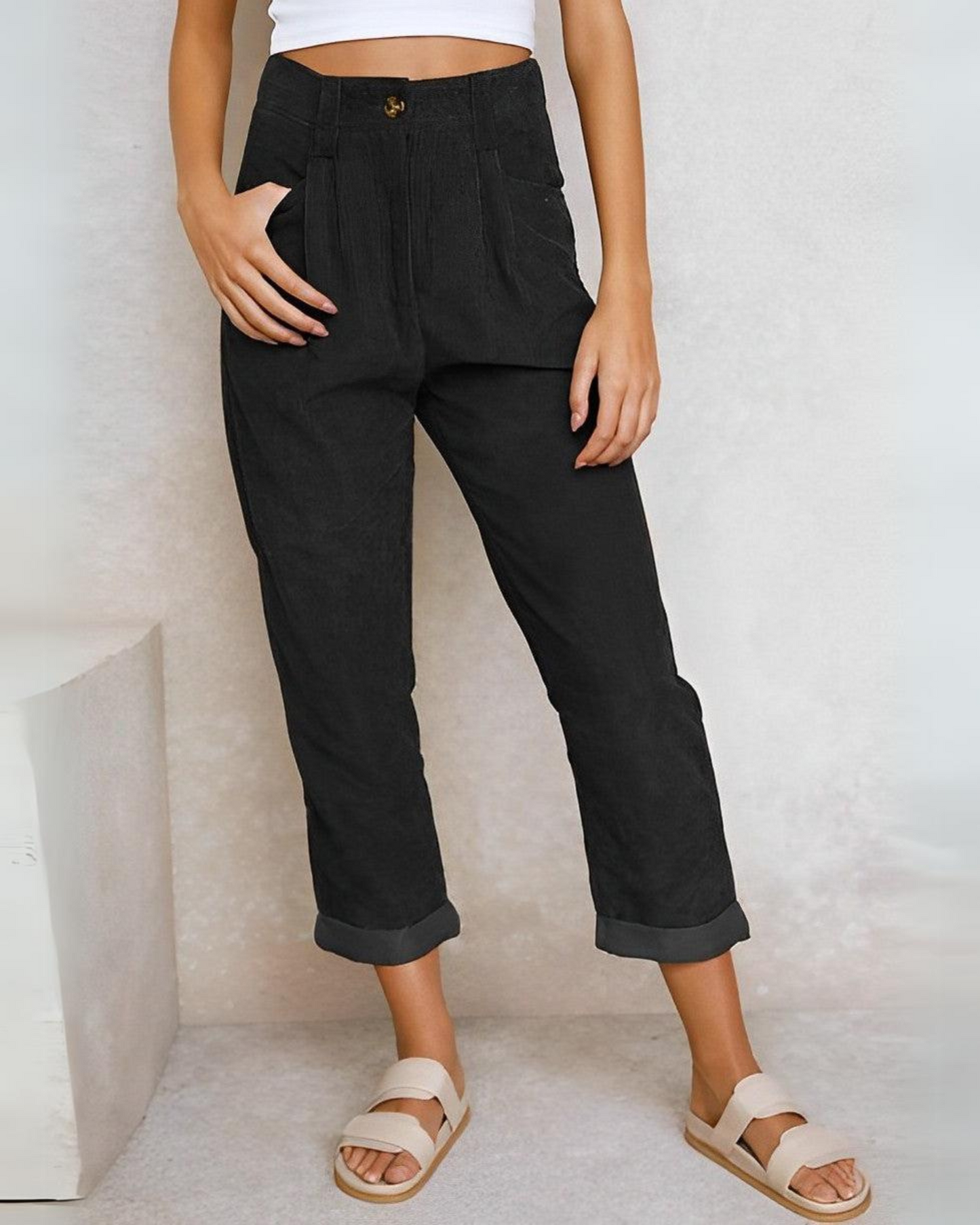 Jennifer | Stylish Corduroy Trousers