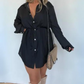 SATIN NIGHTS - CASUAL ROMPER DRESS