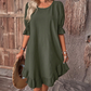 Deli - Dress with Puffed Sleeves