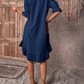 Deli - Dress with Puffed Sleeves