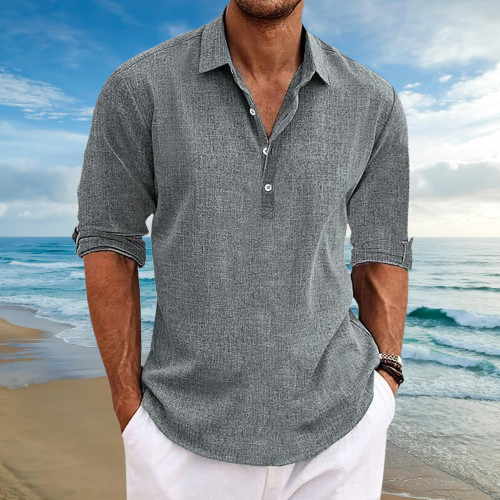 Carlo™ - Classic Linen Shirt