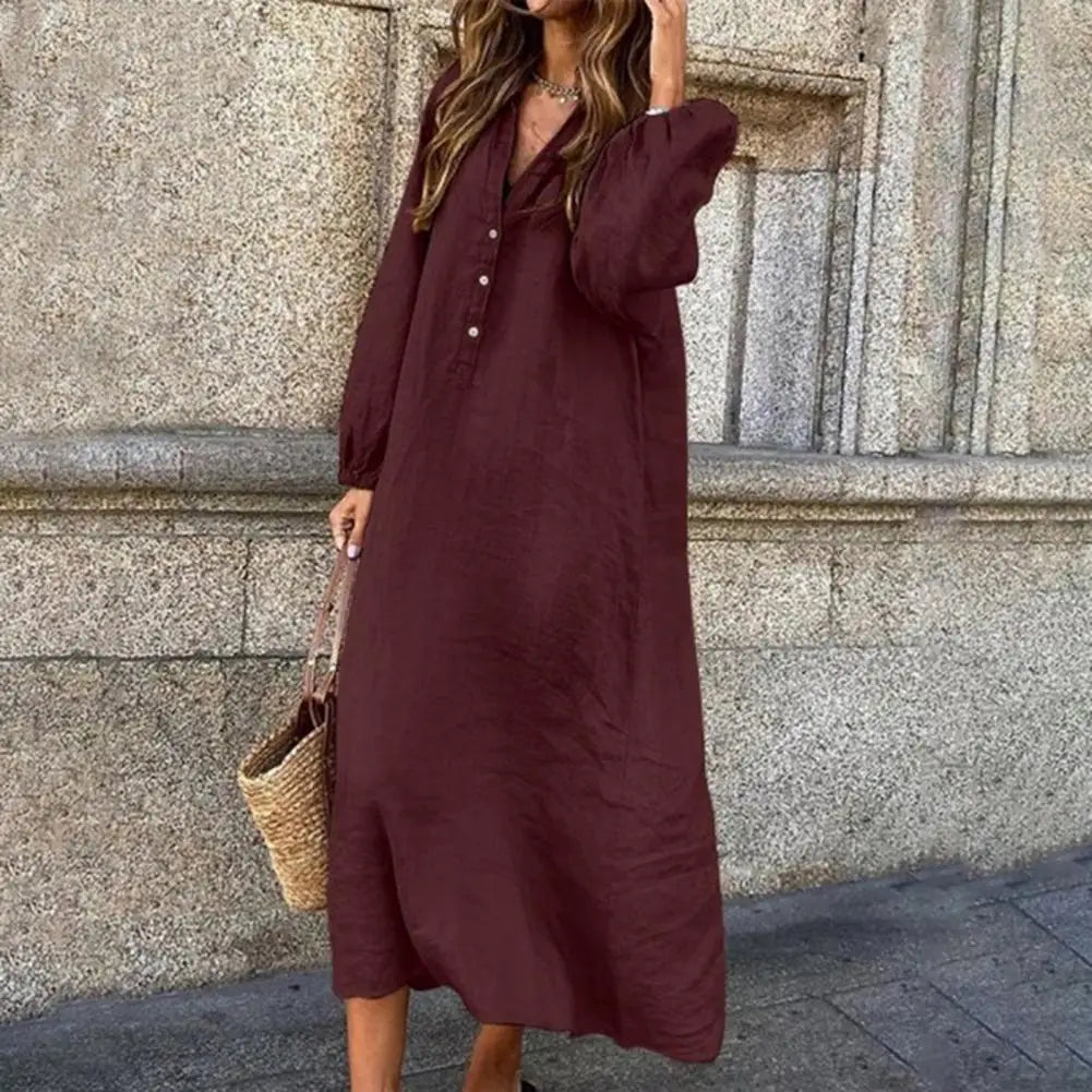 HARPER | LONG SLEEVE MIDI DRESS