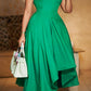 Elegant Asymmetrical Hem A-line Dress