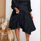 Glamorous Off Shoulder Asymmetrical Hem Dress