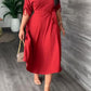 Elegant Off-shoulder Midi Dress